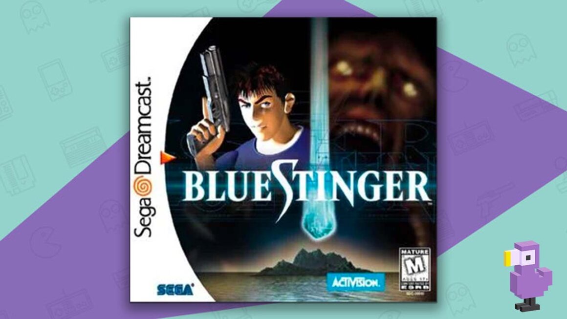 Blue Stinger game case cover art Dreamcast