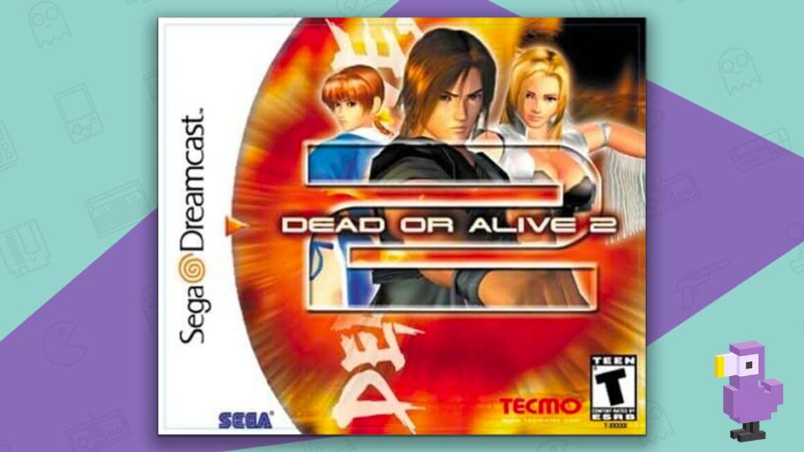 Dead Or Alive 2 game case cover art dreamcast