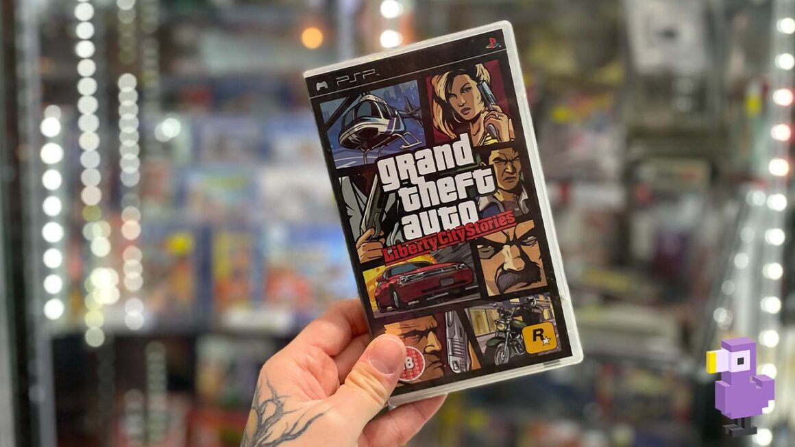 Grand Theft Auto: Liberty City Stories game case cover art psp