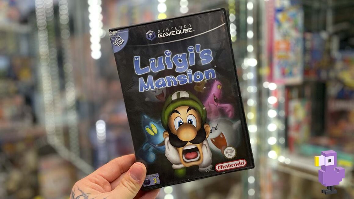 Luigis Mansion Game Case Cover Art