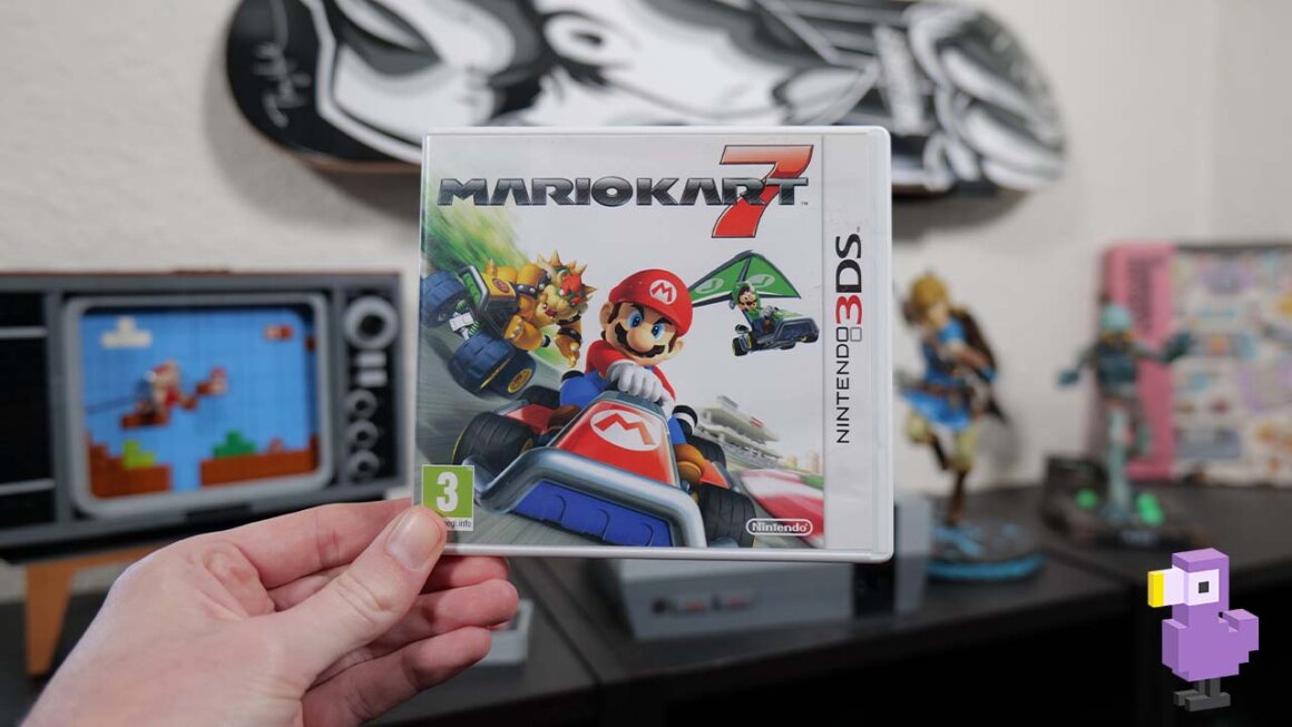 Mario Kart 7 3DS game case cover art