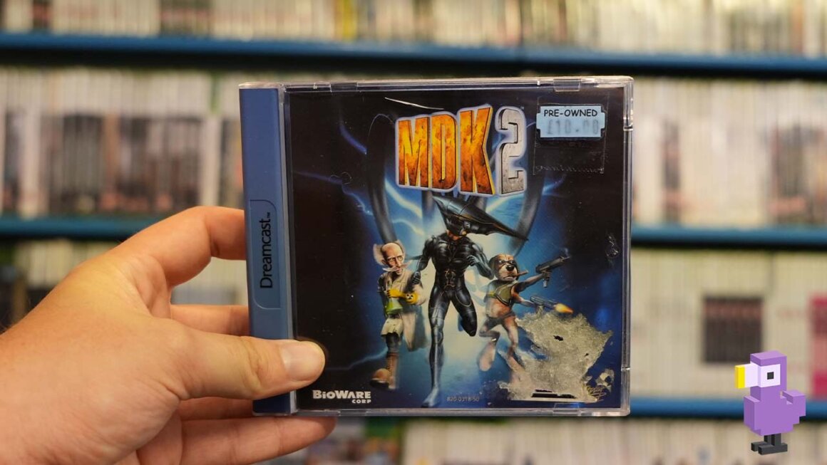 MDK2 Dreamcast game case
