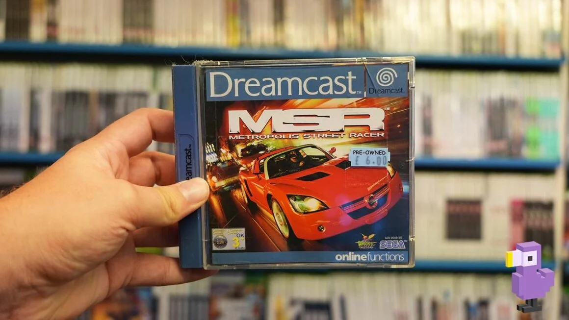 Metropolis Street Racer game case cover art Dreamcast