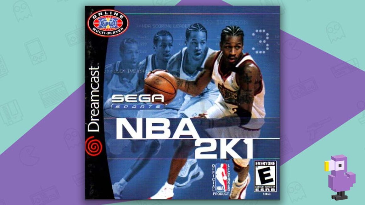 NBA 2K1 game ase Dreamcast