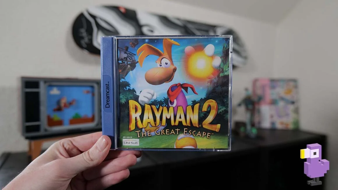 Rayman 2: The Great Escape game case cover art Dreamcast