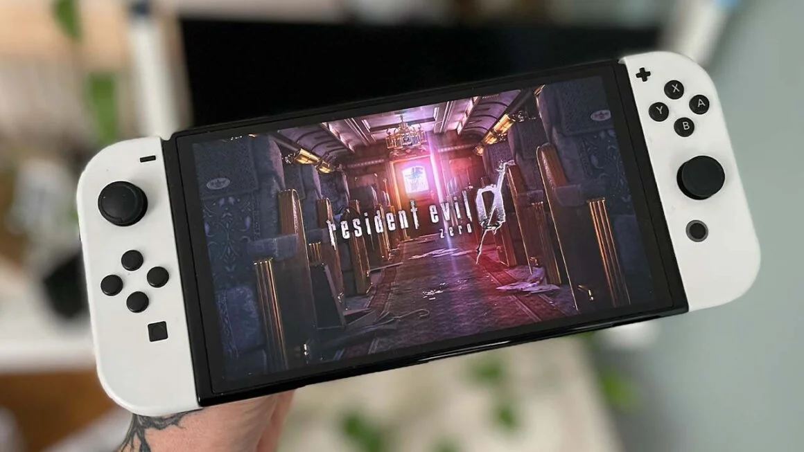 Resident Evil 0 gameplay on Seb's Nintendo Switch