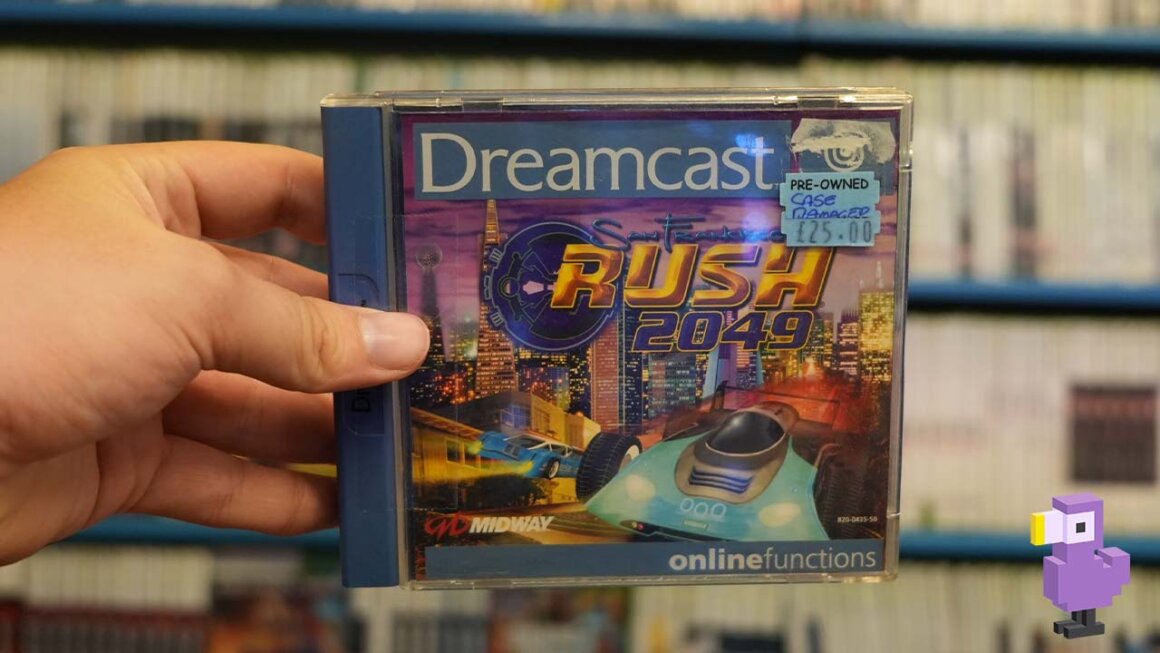 San Fransisco Rush 2049 game case Dreamcast