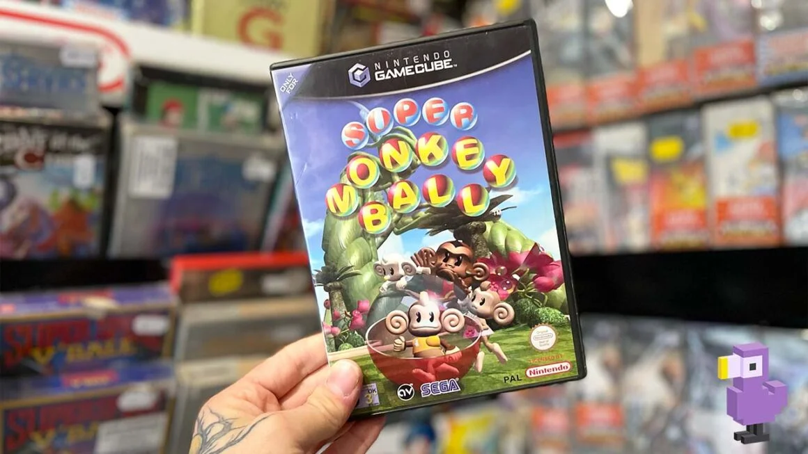 Super Monkey Ball game case cover art 