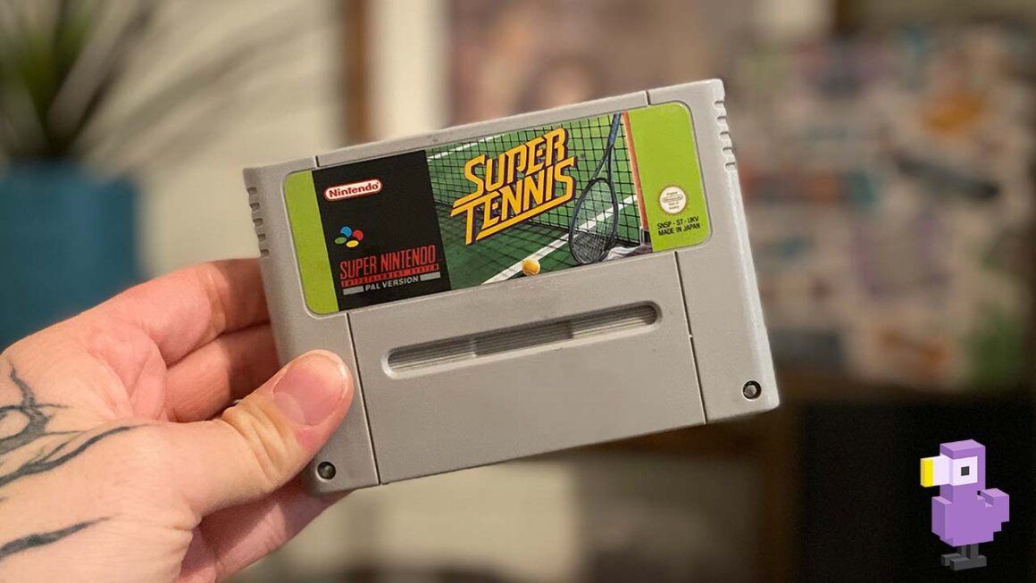 Super Tennis cart for the Super Nintendo Entertainment System