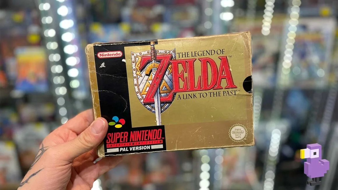 The Legend of Zelda A Link To The Past Game box