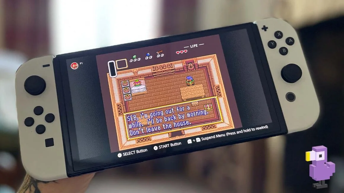 A Link To The Past gameplay on Seb's Nintendo Switch OLED