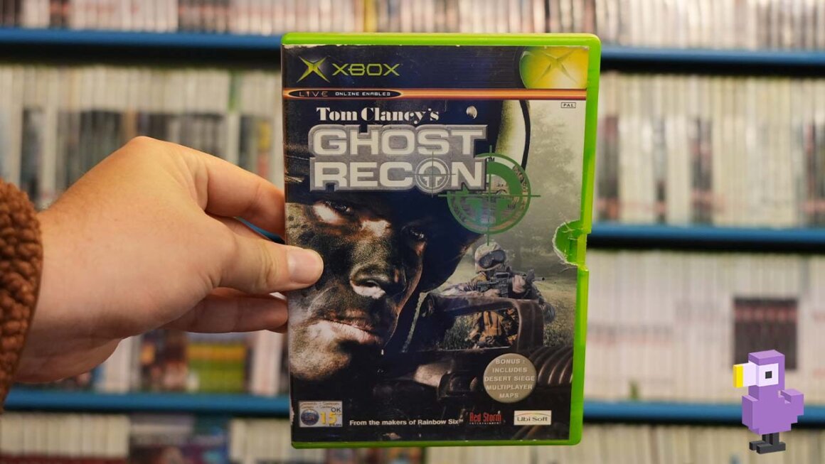 Tom Clancy's Ghost Recon game case Xbox