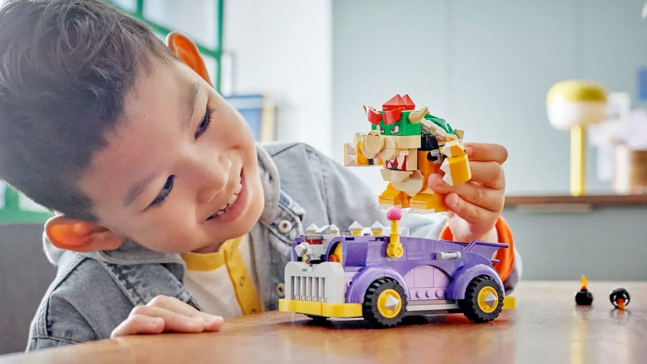 LEGO Announces New Bowser Muscle Car Expansion Set