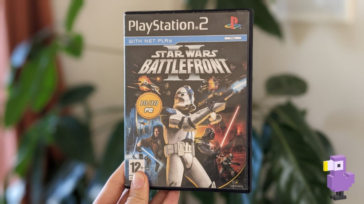 Star Wars: Battlefront II game case for the PlayStation 2