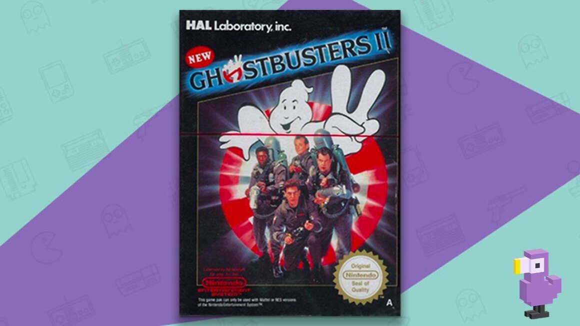 New Ghostbusters II game case NES 