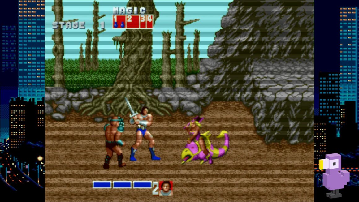Golden Axe gameplay (1989)