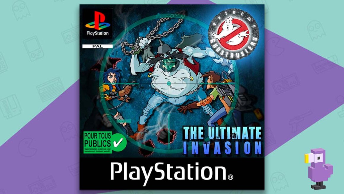 Extreme Ghostbusters: The Ultimate Invasion PS1 game case
