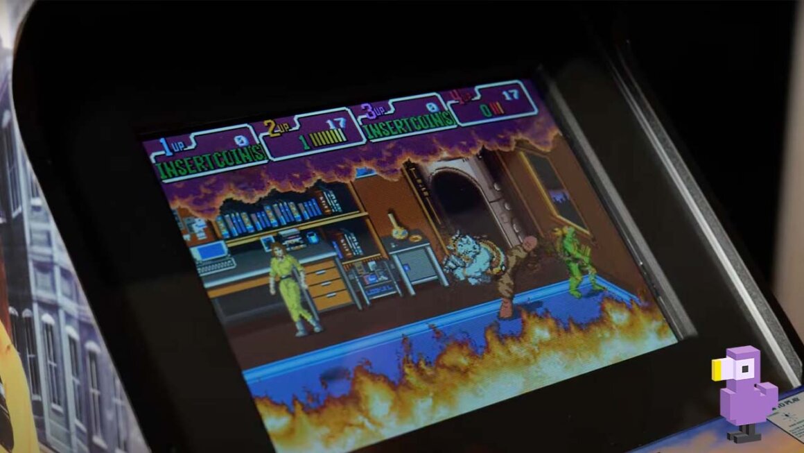 Quarter Arcades Teenage Mutant Ninja Turtles Cabinet - Gameplay