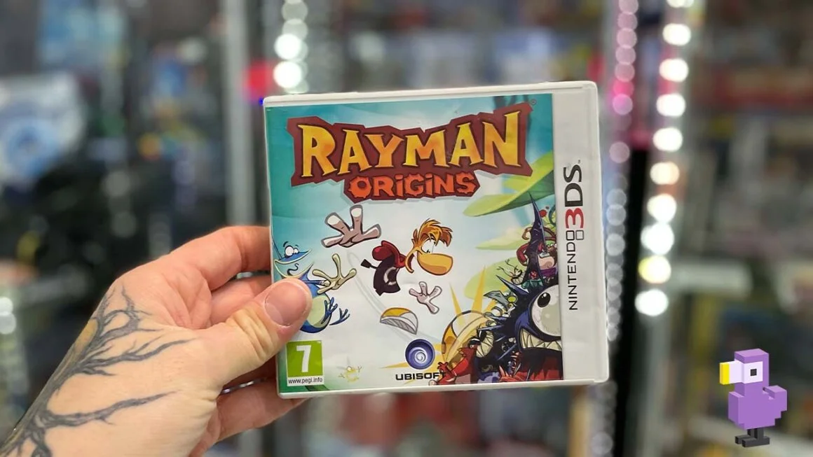 Rayman Origins 3DS Game case cover art
