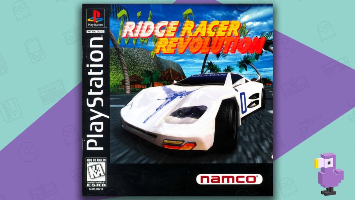 Ridge Racer revolution - game case cover art