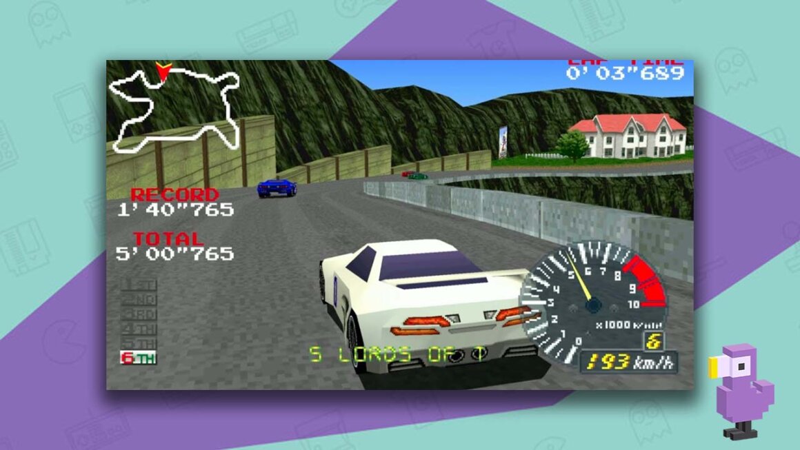 Ridge Racer Revolution gameplay