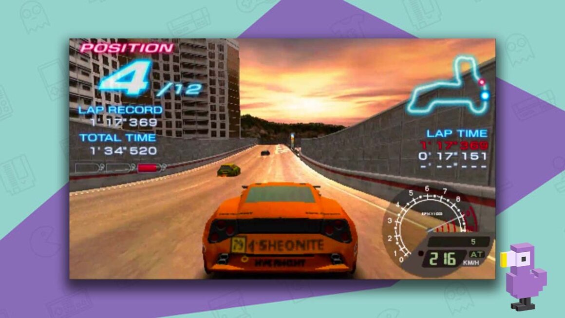 Ridge Racer PSP gameplay