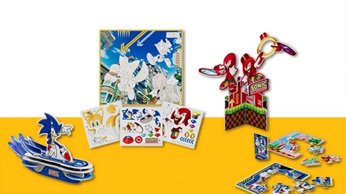 Sonic the Hedgehog happy meals toys