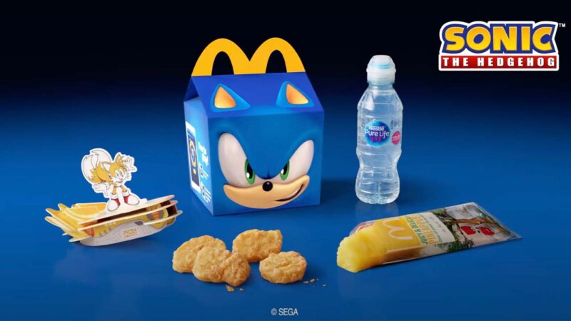 Sonic happy meal set