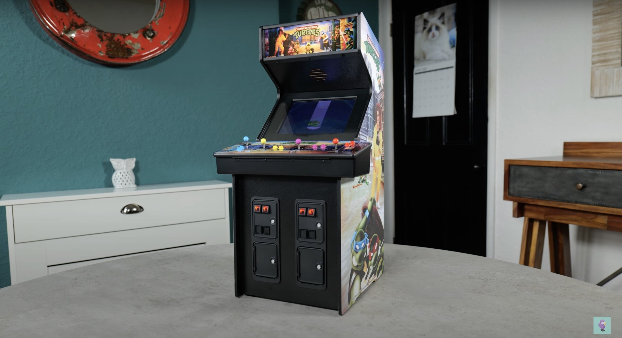 Quarter Arcades Teenage Mutant Ninja Turtles Cabinet