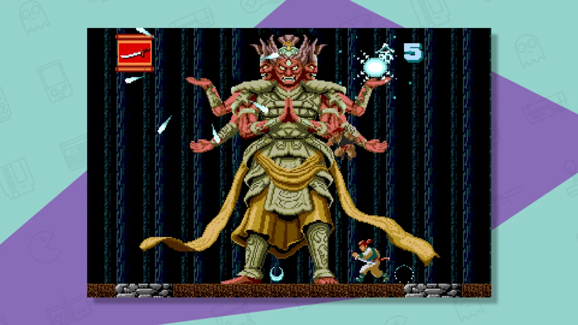 Ninja Spirit gameplay (1990)