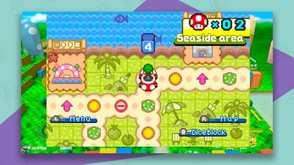 Mario Party Advance GBA gameplay