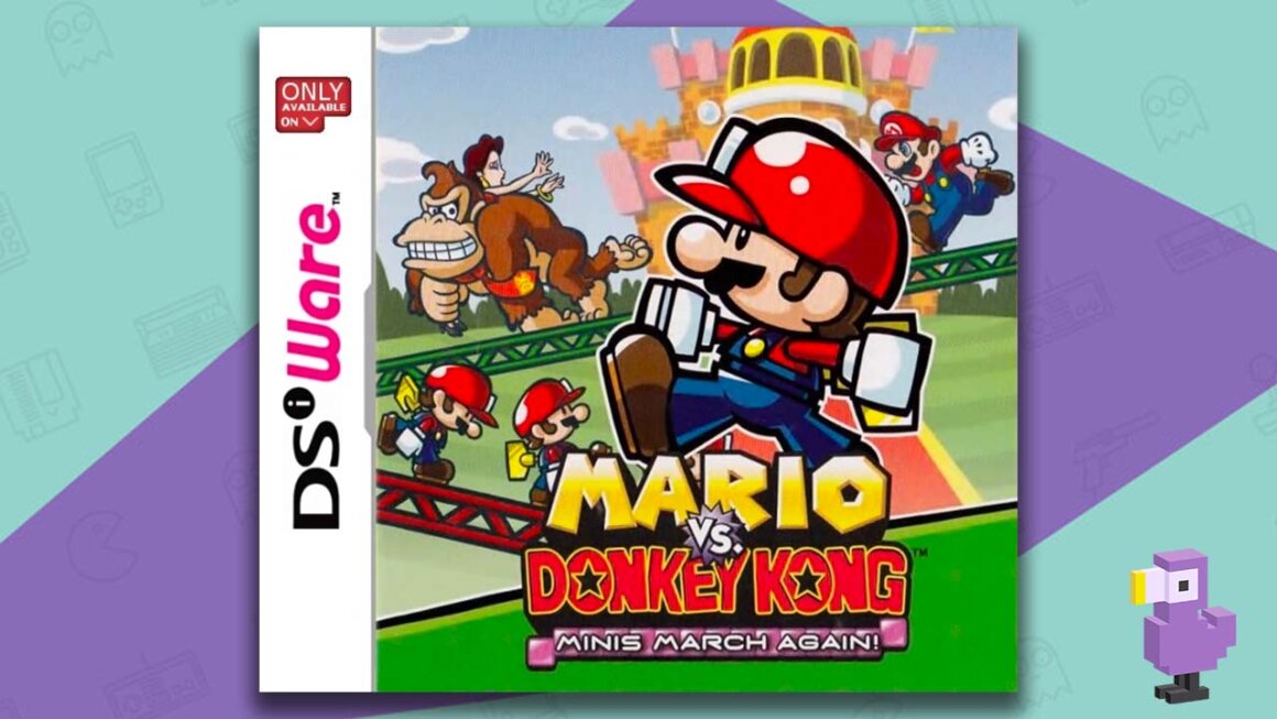 Mario vs. Donkey Kong: Minis March Again! DS game art