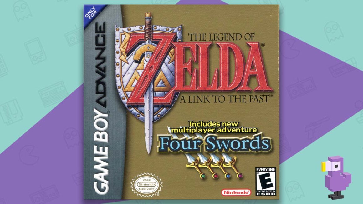 The Legend Of Zelda: Four Swords gba box