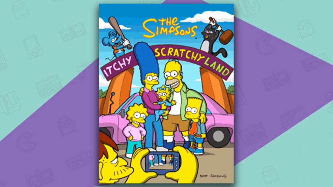 The Simpsons: Itchy & Scratchy Land game art