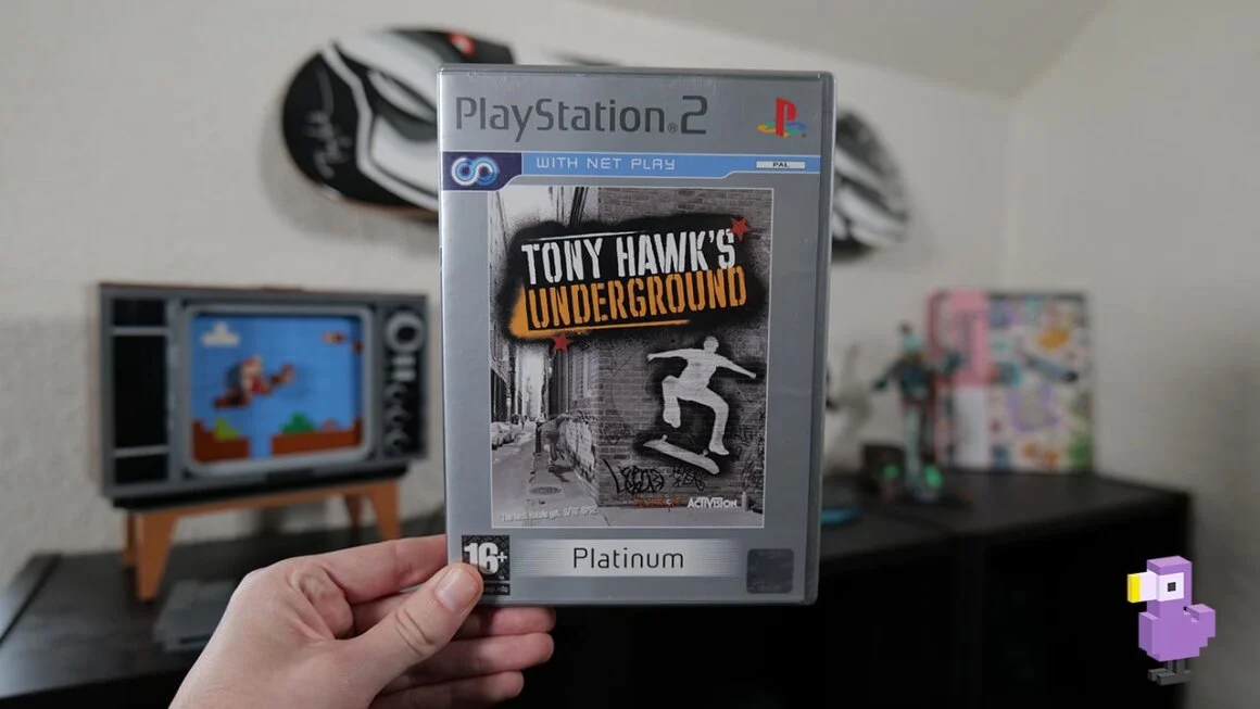 Tony Hawk's Underground PS2 game case