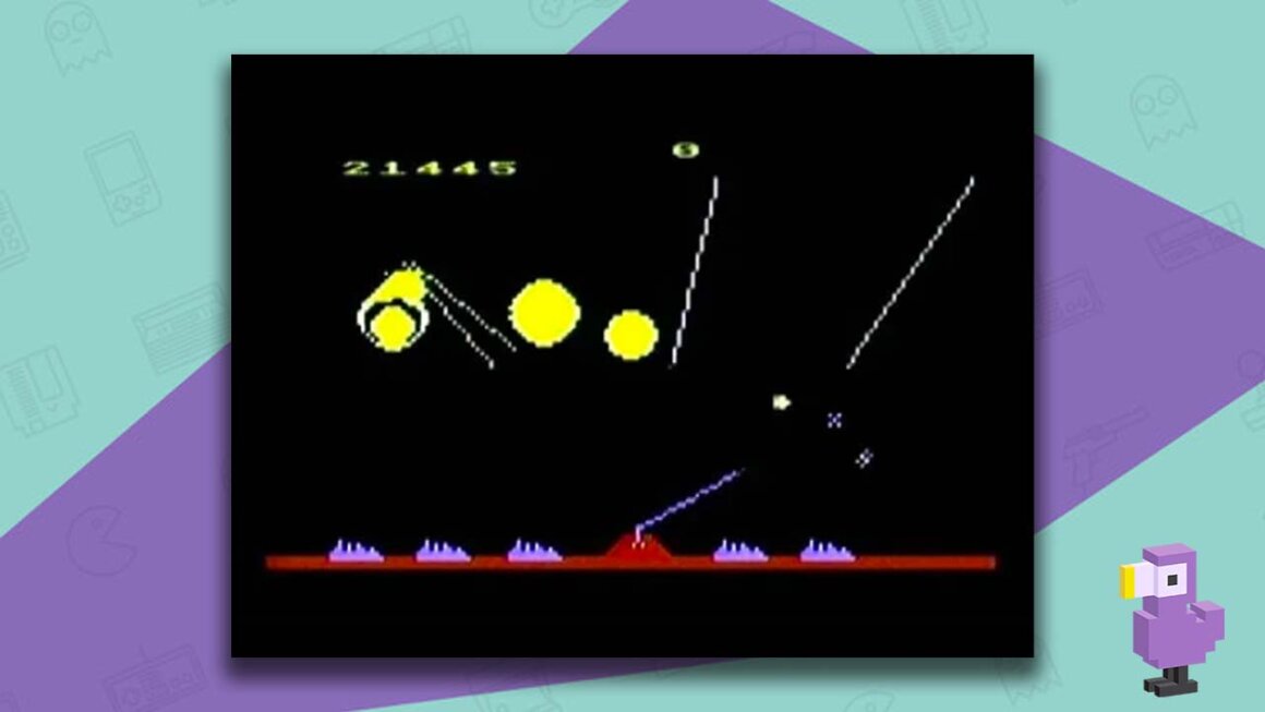 Missile Command gameplay