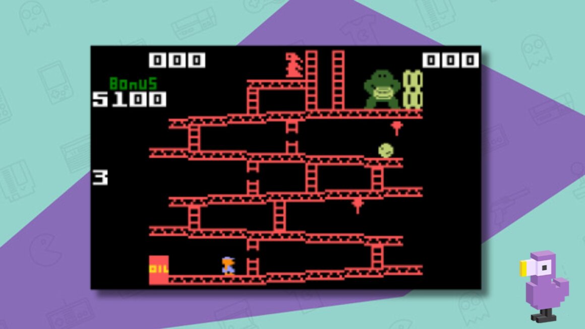 Donkey Kong (1982) gameplay