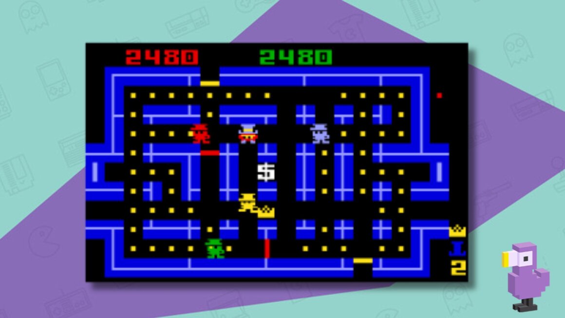 Lock 'n' Chase (1982) gameplay