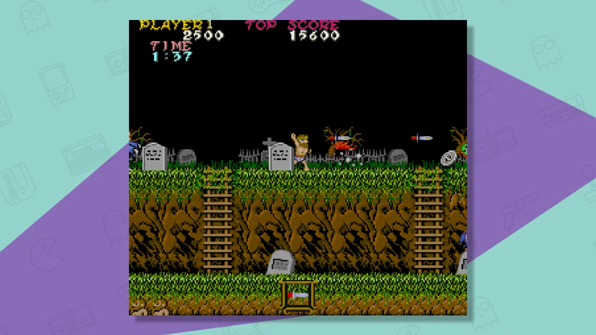 Ghosts 'N Goblins (1985) gameplay