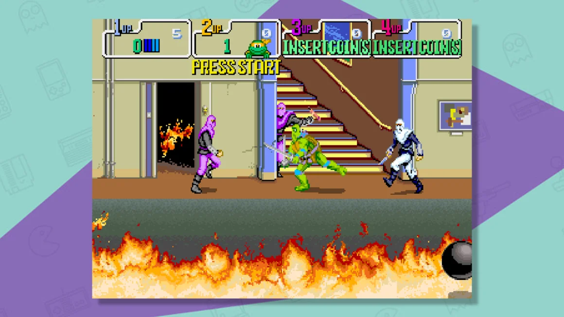 Teenage Mutant Ninja Turtles II (1989) gameplay