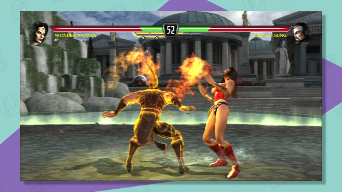 Wonder Woman vs Shang Tsung