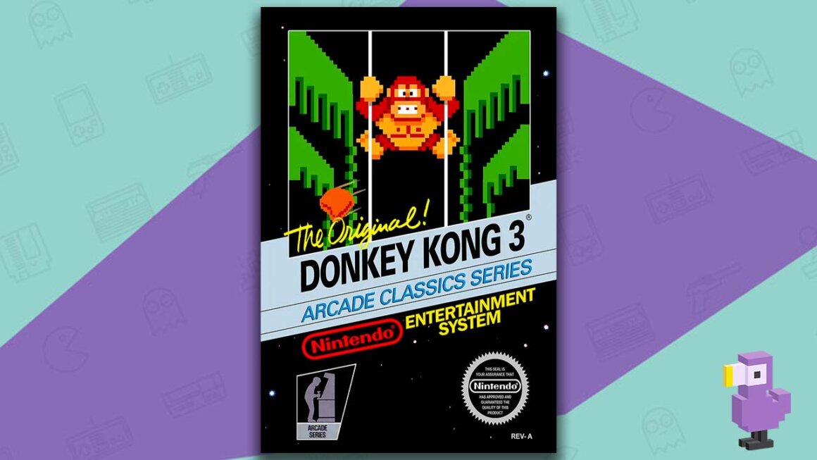 Donkey Kong 3 case NES