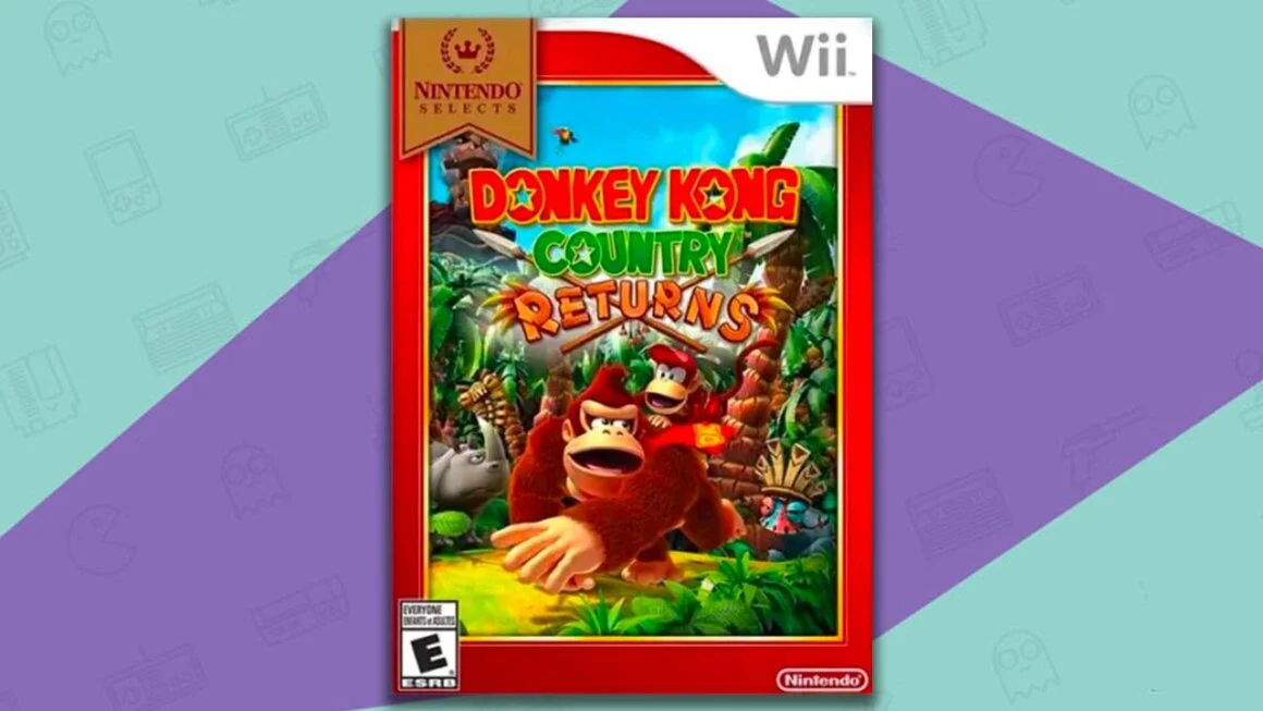 Donkey Kong Country Returns game case wii