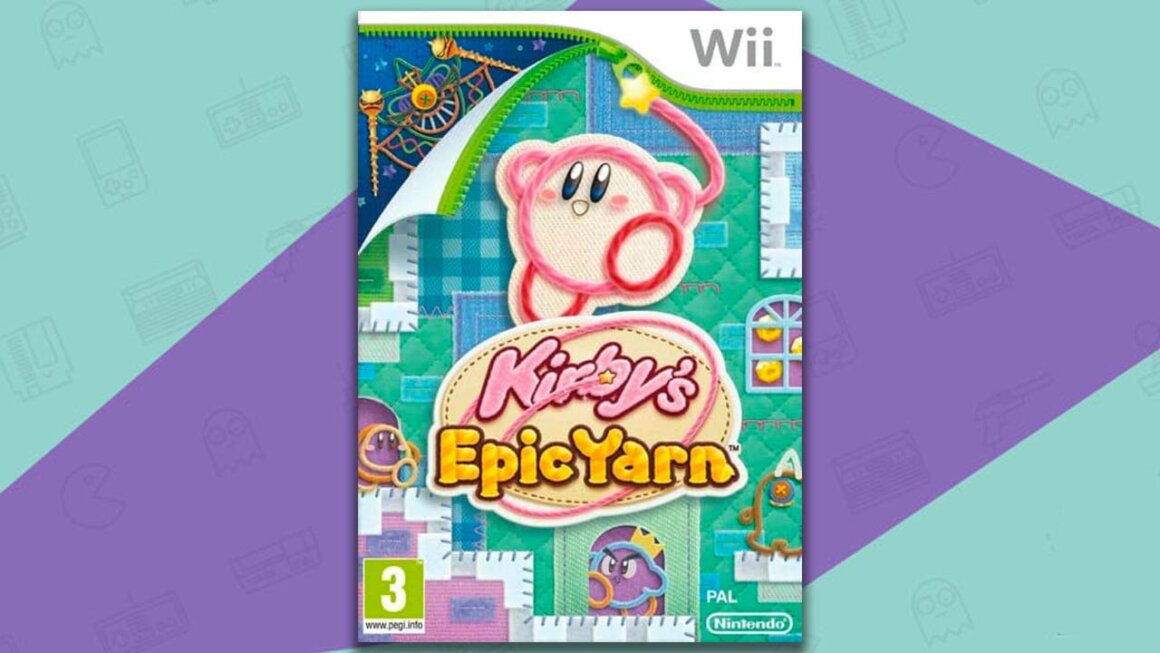 Kirby's Epic Yarn Wii case