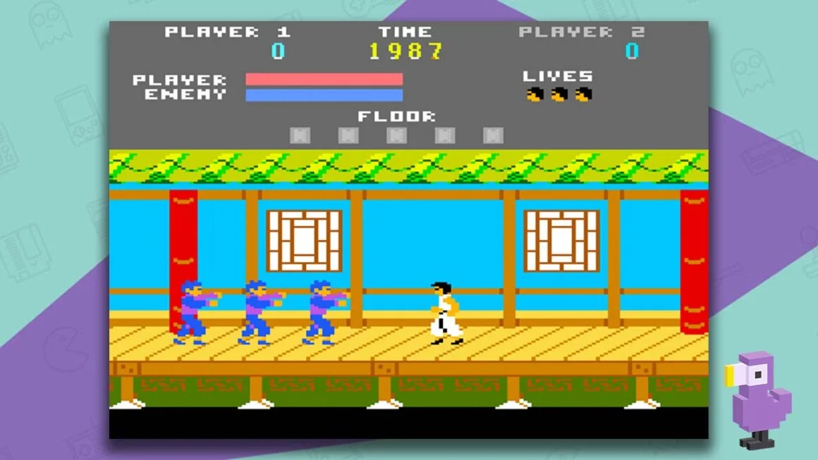 Kung Fu Master Atari 7800 gameplay