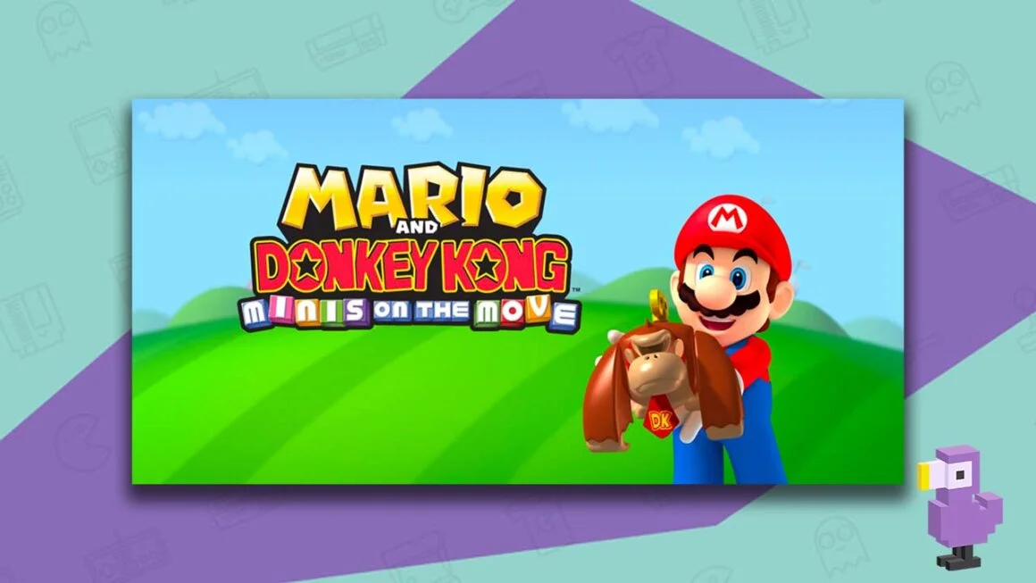 Mario vs. Donkey Kong: Minis on the Move game art