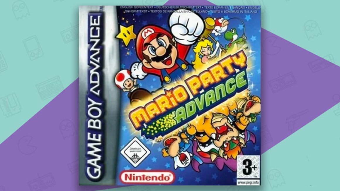 Mario Party Advance GBA box