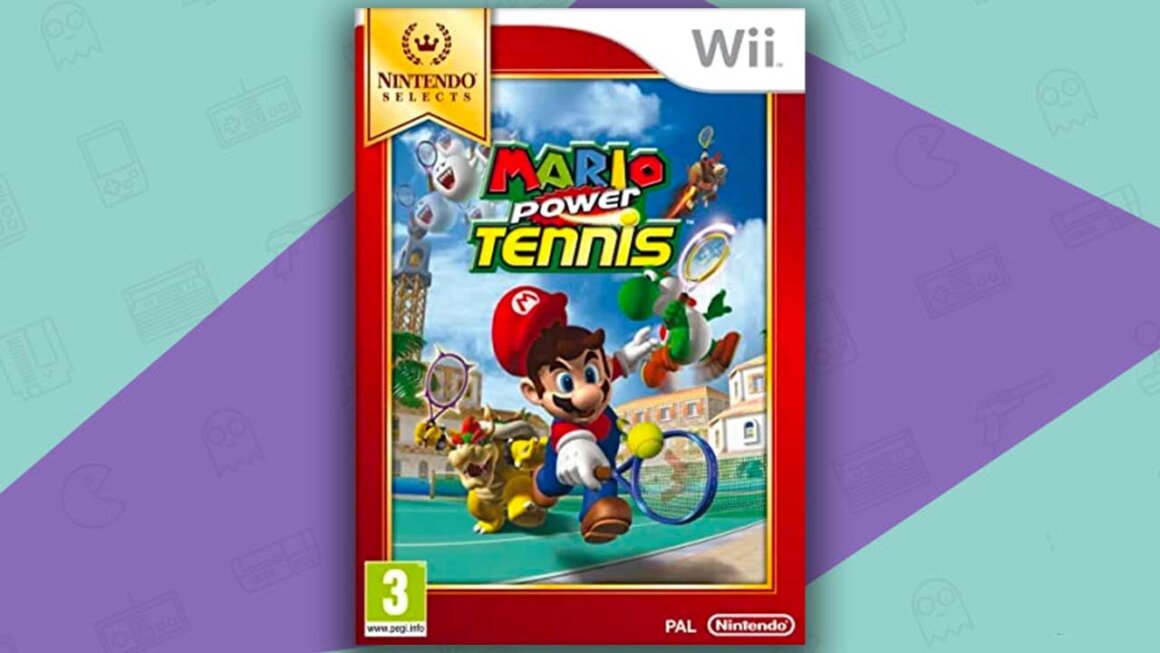 Mario Power Tennis Nintendo Selects game case
