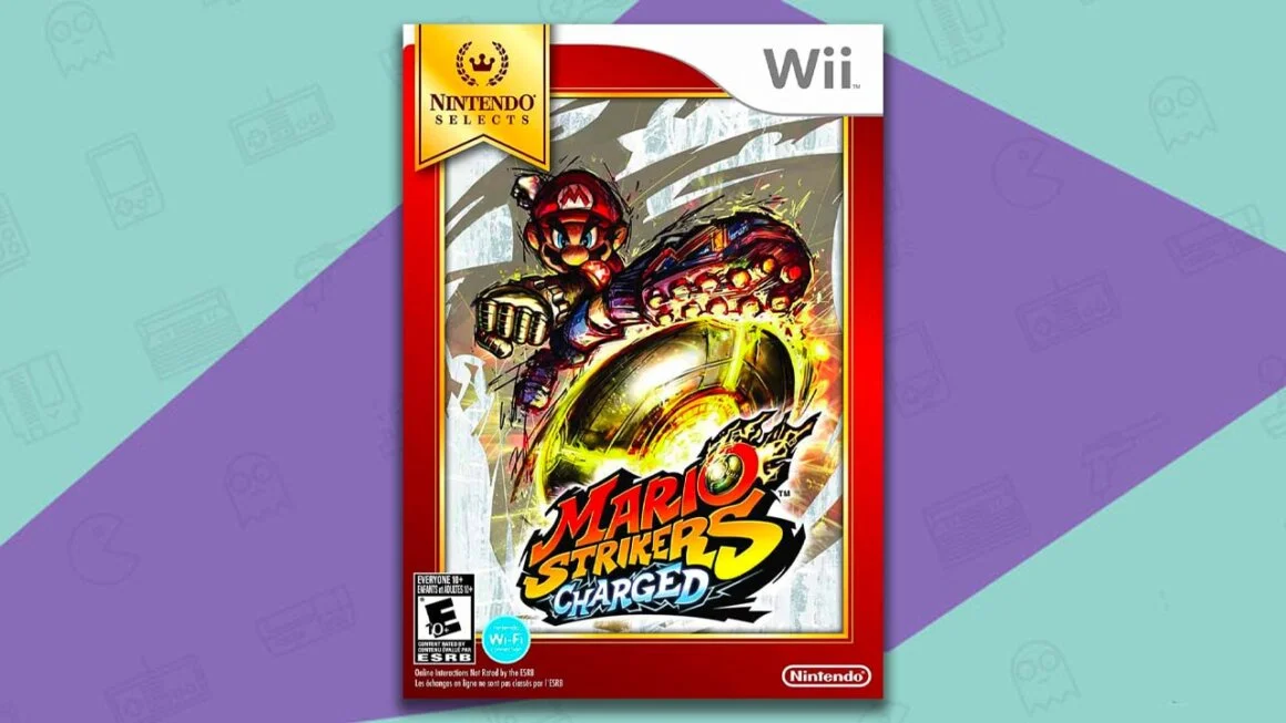 Mario Strikers Charged game case