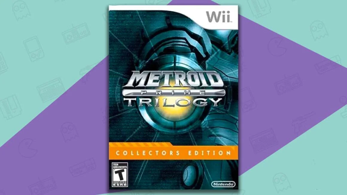Metroid Prime Trilogy game case wii